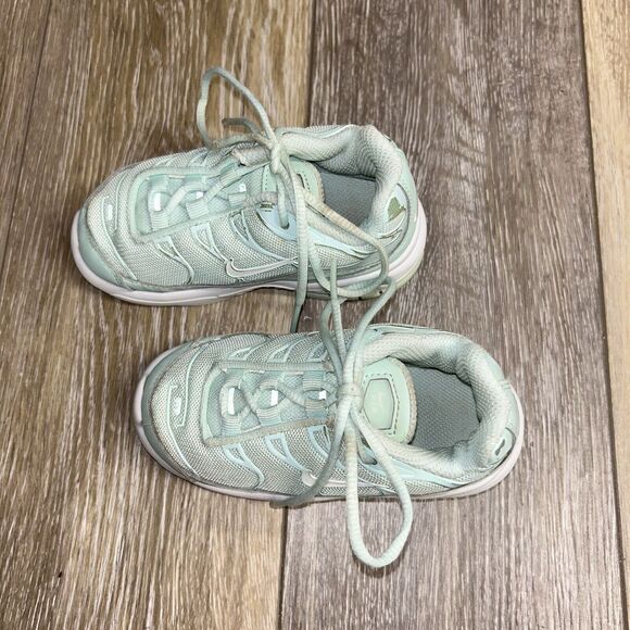 Nike Air Max Plus Toddler Youth US Size 8C Shoes 848217-300 Igloo Teal Blue - Picture 6 of 11